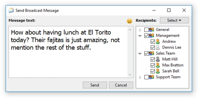 Softros LAN Messenger 12.6.7.0 screenshot 1