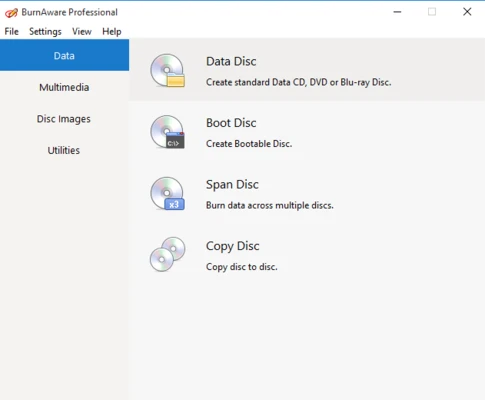BurnAware Free 19.4 screenshot 1