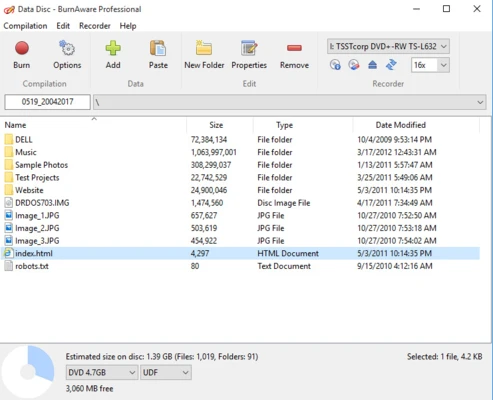BurnAware Free 19.4 screenshot 1