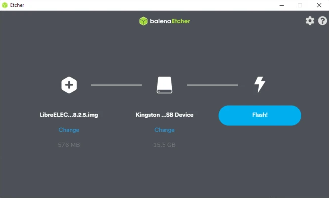 balenaEtcher 2.1.7 screenshot 1