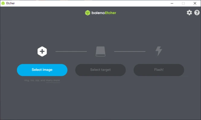 balenaEtcher 2.1.7 screenshot 1