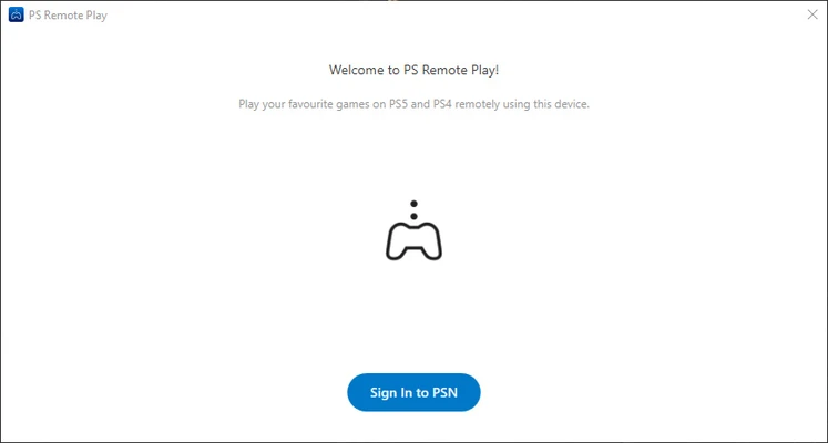 PS5 Remote Play 9.5.0.8040 screenshot 1