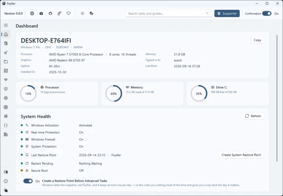 Fixyfier 9.4.0.0 screenshot 1