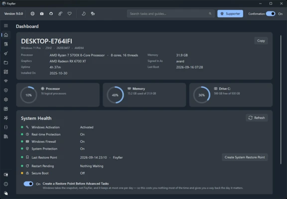 Fixyfier 9.4.0.0 screenshot 1