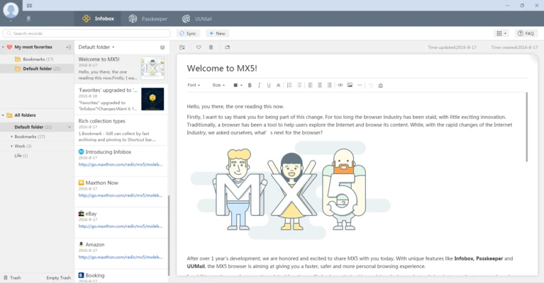 Maxthon 7.5.3.2400 screenshot 1