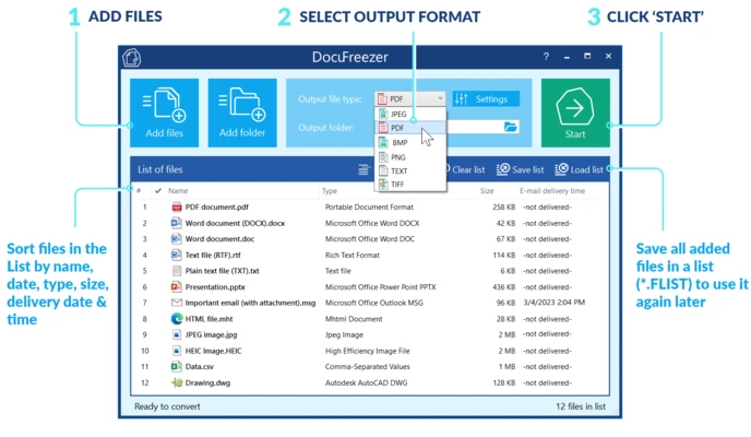 DocuFreezer 7.0 screenshot 1