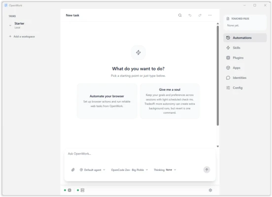 OpenWork 0.18.49 screenshot 1