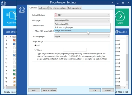 DocuFreezer 7.0 screenshot 1