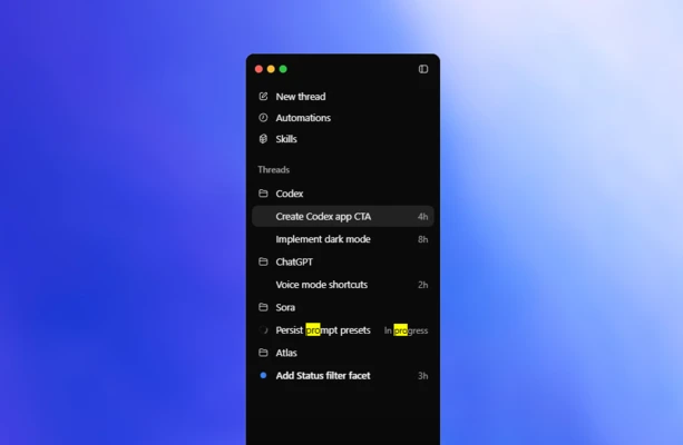 Codex 26.930.3930.0 screenshot 1