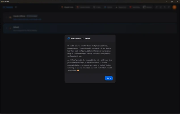 cc-switch 3.20.4 screenshot 1