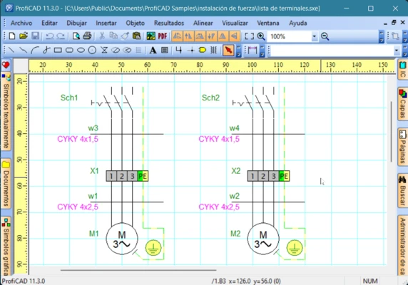 ProfiCAD 14.1.1 screenshot 1