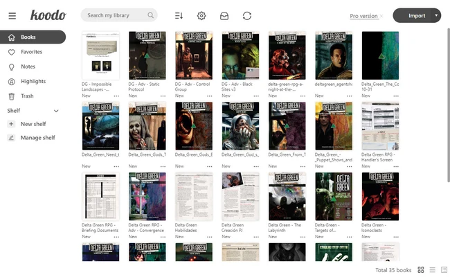 Koodo Reader 2.4.5 screenshot 1