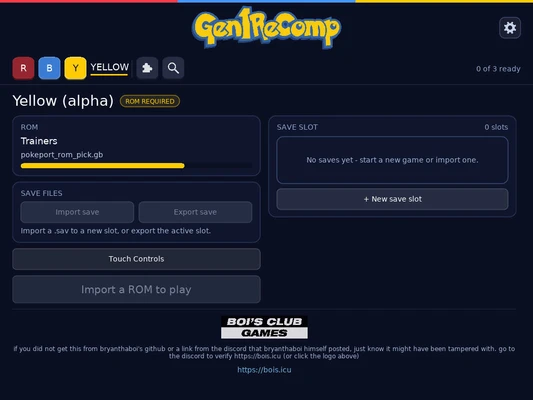 Gen1Recomp 0.3.19 screenshot 1