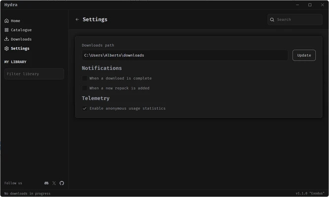 Hydra 4.1.5 screenshot 1