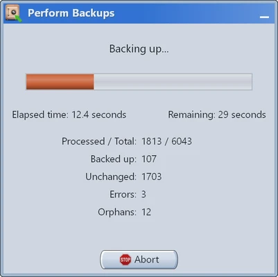 Mirror Backup 11.0 screenshot 1
