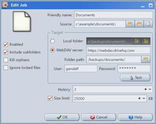 Mirror Backup 11.0 screenshot 1