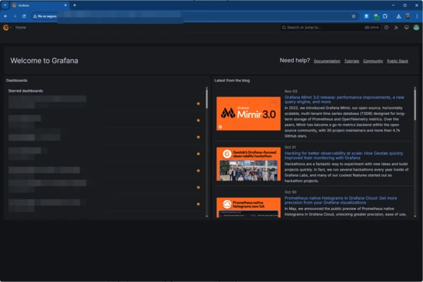 Grafana 13.2.3 screenshot 1