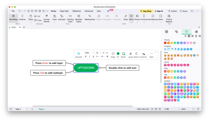 Wondershare EdrawMind 13.0.16 screenshot 1
