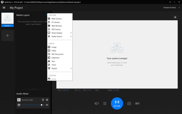 SplitCam 11.0.11 screenshot 1