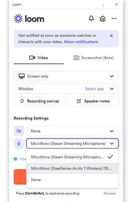 Loom 0.379.4 screenshot 1