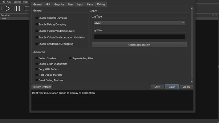 shadPS4 0.19.0 screenshot 1