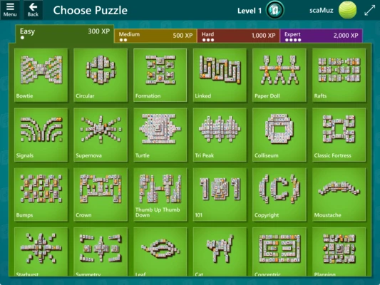 Microsoft Mahjong 4.9.9090.0 screenshot 1