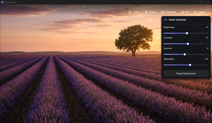 Kinoflux Player 1.2.0 screenshot 1