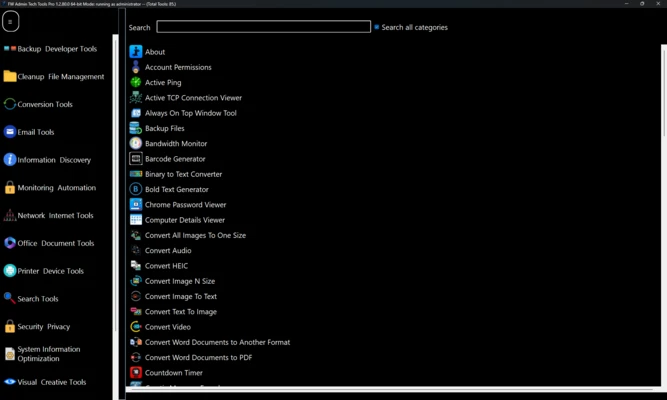 FW Admin Tech Tools Pro 1.2.94.0 screenshot 1
