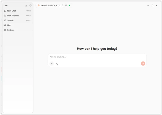 Jan 0.8.5 screenshot 1